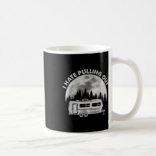 Taza De Café Aventuras al aire libre Odio sacar divertido retro