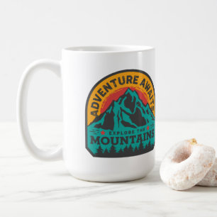 Taza De Café Aventuras de aventura - Explore las montañas