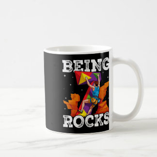 Taza De Café Aventuras de escalada en roca de 7 años Cumpleaños