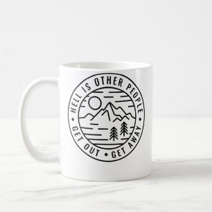 Taza De Café Aventuras de Senderismo y Mochilerismo El Infierno