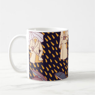 Taza De Café Aventuras del Día de la Lluvia: paraguas invisible