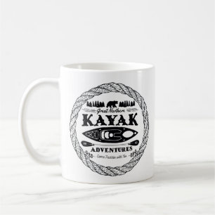 Taza De Café Aventuras del kajak