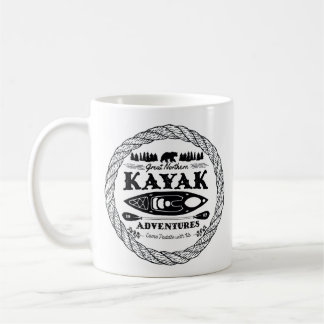 Taza De Café Aventuras del kajak
