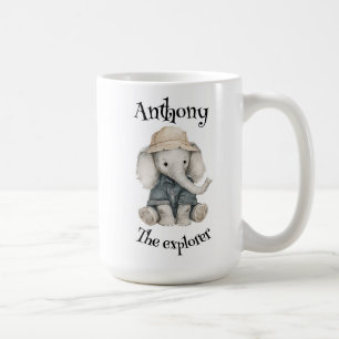 Taza De Café Aventuras Safari Bebés Animales Adorables en Acu