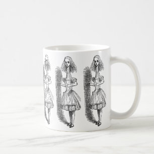 Taza De Café Aventuras vintage de Alicia en el país de las mara