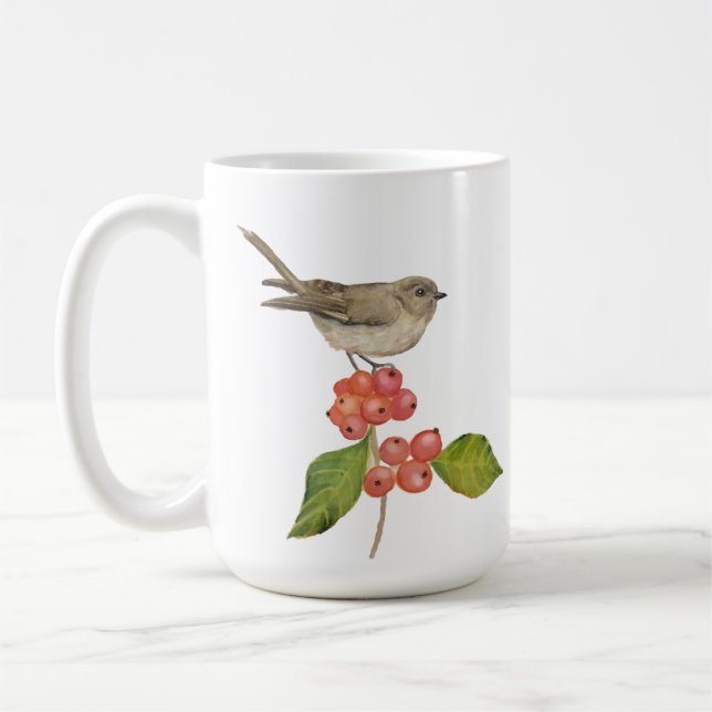Taza De Café Aves acuáticas "Sylvia curruca" (Izquierda)
