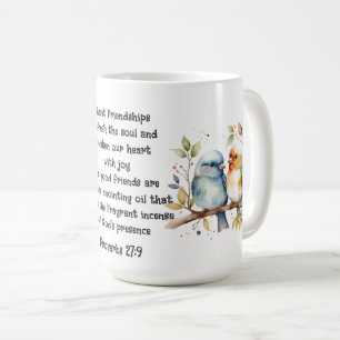 Taza De Café Aves amables proverbios cita amistad