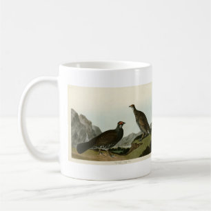 Taza De Café Aves Audubónicas de América Dusky Grous (como el a