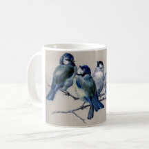 Aves azules en una sucursal de Hector Giacomelli