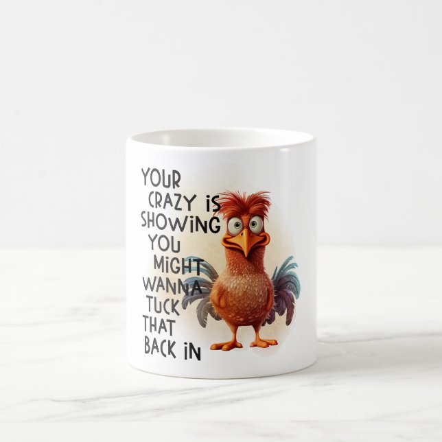 Taza De Café ¡Aves con palabras graciosas! (Centro)