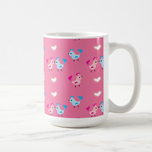 Taza De Café Aves de amor (Derecha)