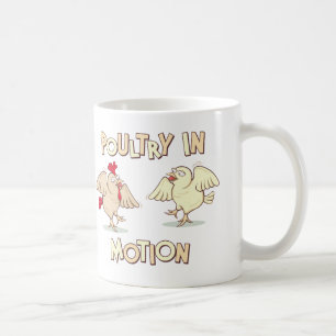 Taza De Café Aves de corral en el movimiento