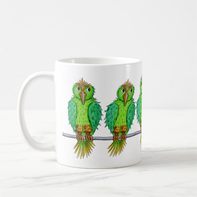 Taza De Café Aves de Dibujos Animados (Izquierda)