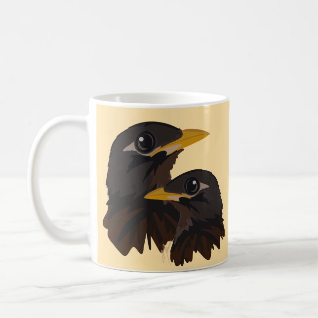 Taza De Café Aves de Mina Frecuentes (Izquierda)