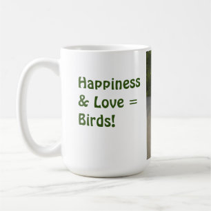 Taza De Café Aves de paloma Felicidad Amo Café Mug