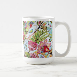 Taza De Café Aves de papel II
