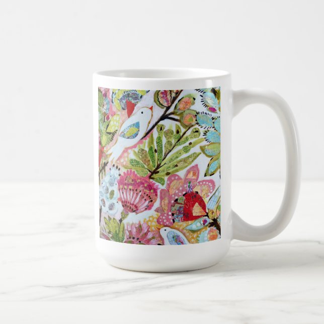 Taza De Café Aves de papel II (Derecha)