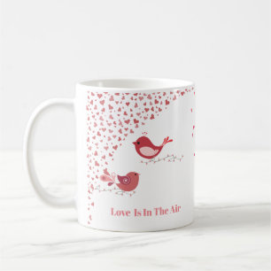Taza De Café Aves de San Valentín