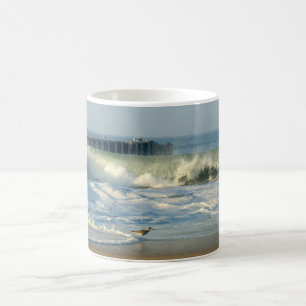 Taza De Café Aves de surf por M. Izzo - Recuerdos Playa del Rey