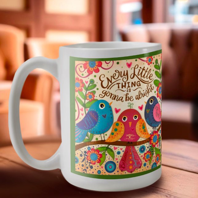 Taza De Café Aves extravagantes y extravagantes que inspiran a  (Subido por el creador)