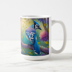 Taza De Café Aves fantásticas Jay azul