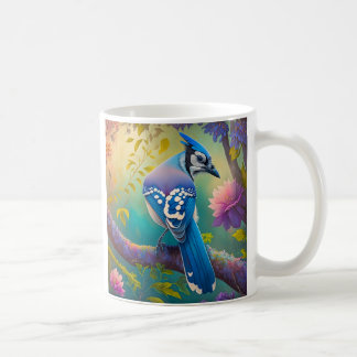 Taza De Café Aves fantásticas Jay azul