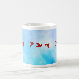 Taza De Café Aves Origami Mug