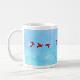 Taza De Café Aves Origami Mug