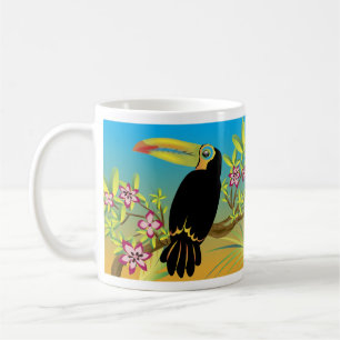Taza De Café Aves Tropicales Turcas