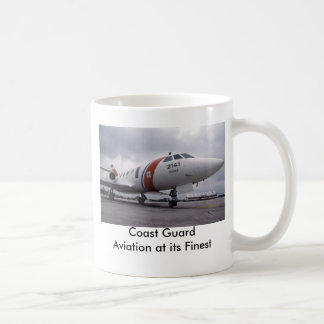 Taza De Café Aviación del guardacostas   en su más fino