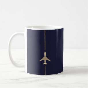 Taza De Café Aviación minimalista