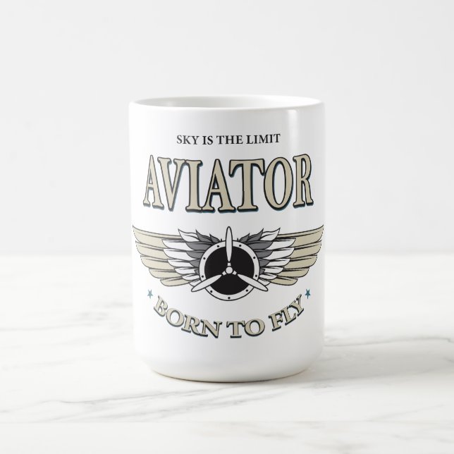 Taza De Café Aviador (Centro)