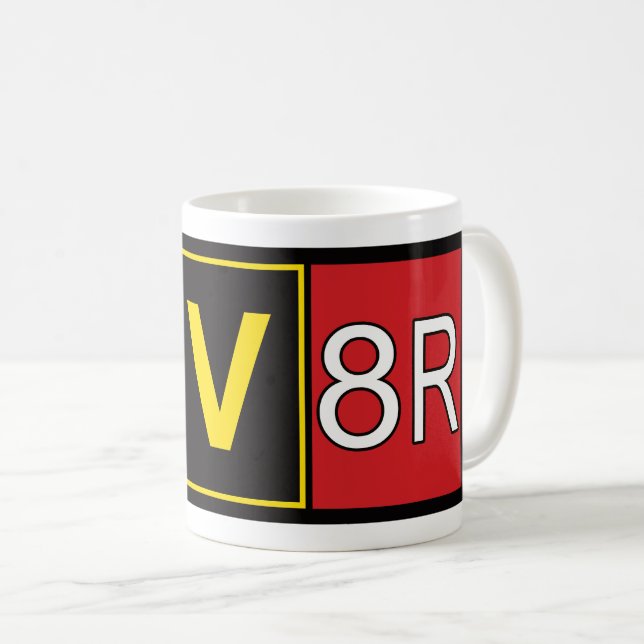 Taza De Café Aviador - AV8R - (Anverso derecho)