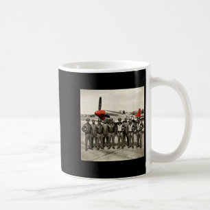 Taza De Café Aviadores negros retro historia negra mundo guerra