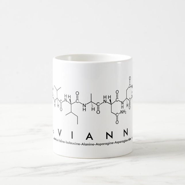 Taza De Café Avianna peptide name mug (Centro)