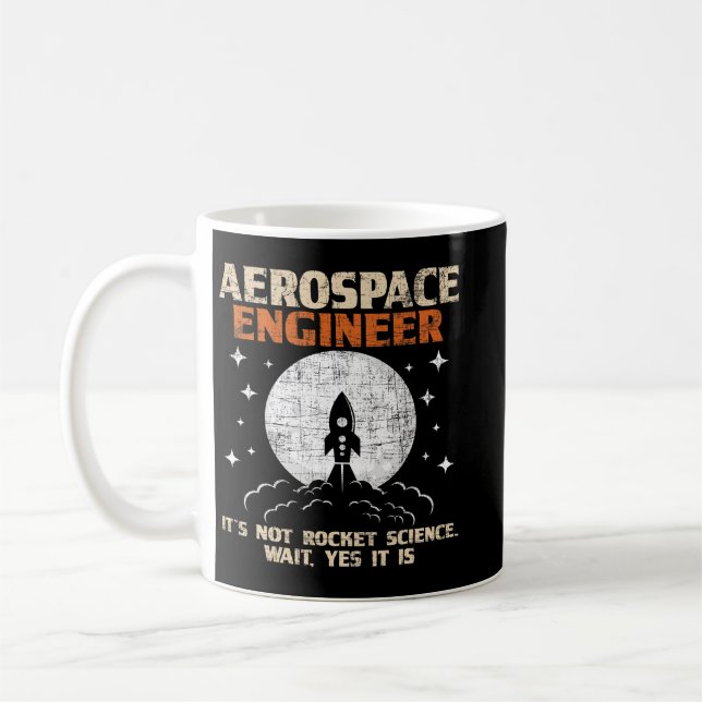 Taza De Café Aviati, Ingeniero Aeroespacial Aeronáutico (Izquierda)