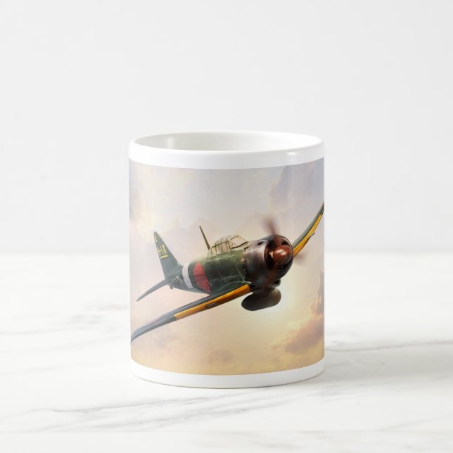 Taza De Café Aviation Art mug "A6M Zero" (Centro)