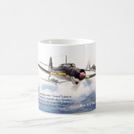 Taza De Café Aviation Art Mug "Aichi B7A"Grace""