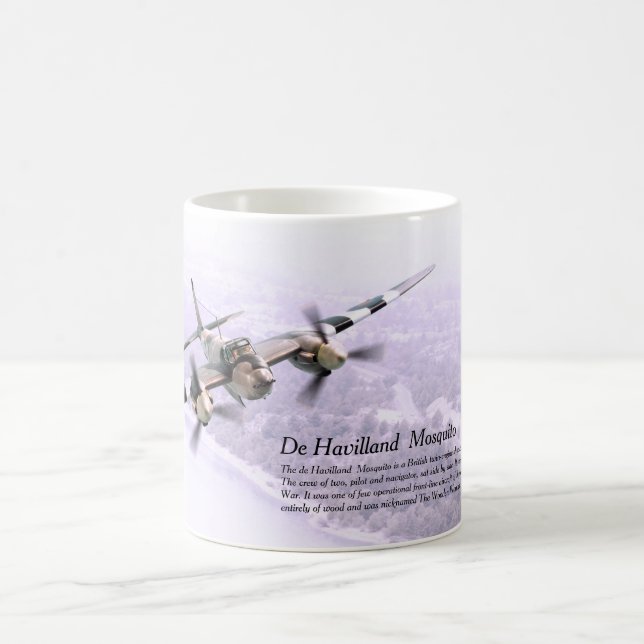 Taza De Café Aviation Art Mug "De Havilland Mosquito" (Centro)