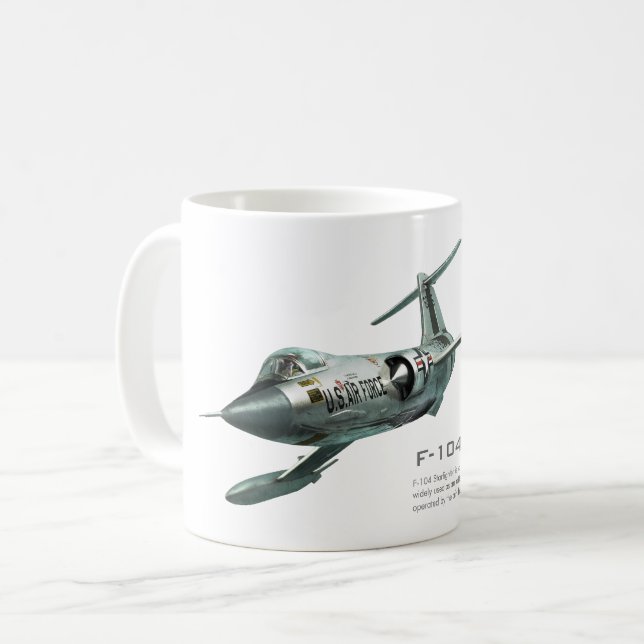 Taza De Café Aviation Art Mug "F-104 Starfighter" (Anverso izquierdo)