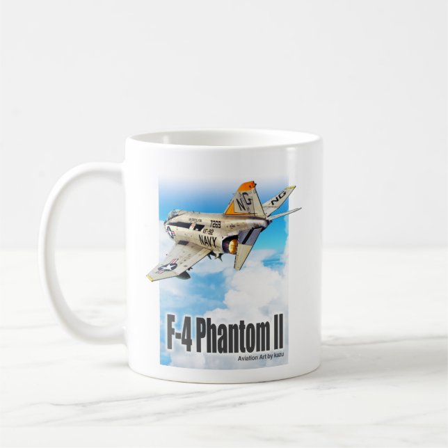 Taza De Café Aviation Art Mug "F-4 Phantom II" (Izquierda)