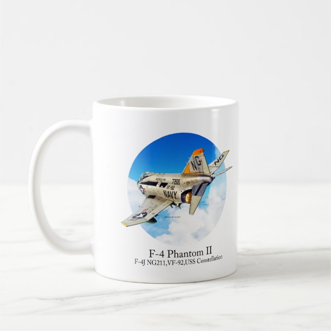 Taza De Café Aviation Art Mug "F-4 Phantom II" (Izquierda)