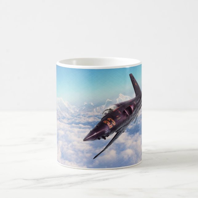 Taza De Café Aviation Art Mug "F-5E Tiger II" (Centro)