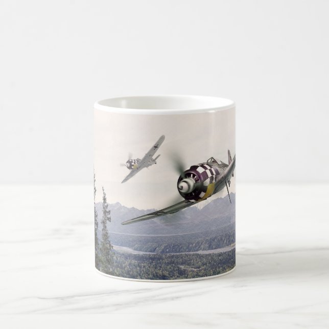 Taza De Café Aviation art mug"Fw190" (Centro)