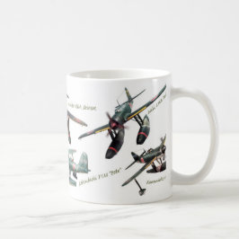 Taza De Café Aviation Art mug "Japanese float planes"
