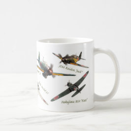 Taza De Café Aviation Art Mug "Japanese warplane of WWII"