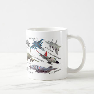 Taza De Café Aviation Art mug "Jet fighter"ジェット戦闘機のマグカップ