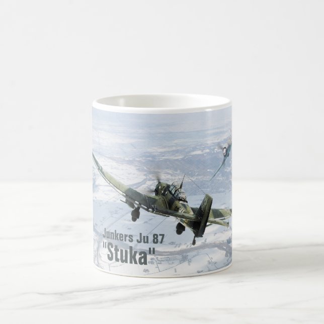 Taza De Café Aviation Art Mug " Junkers Ju 87 Stuka " (Centro)