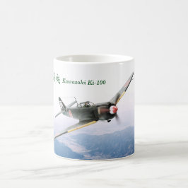 Taza De Café Aviation Art Mug "Kawasaki Ki-100 五式戦闘機"