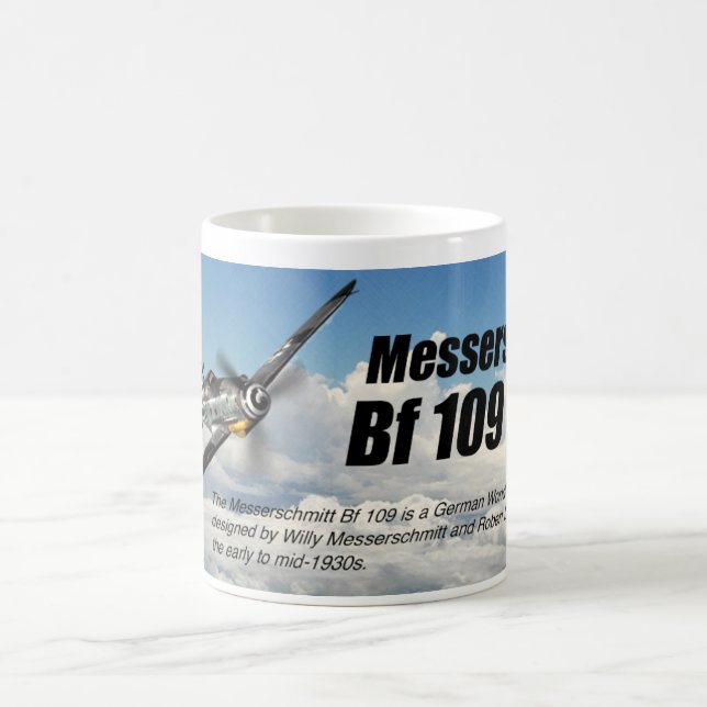Taza De Café Aviation Art mug "Messerschmitt Bf 109" (Centro)